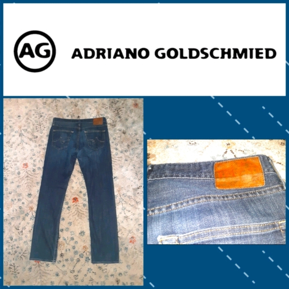 Adriano goldshmeid mens blue jeans